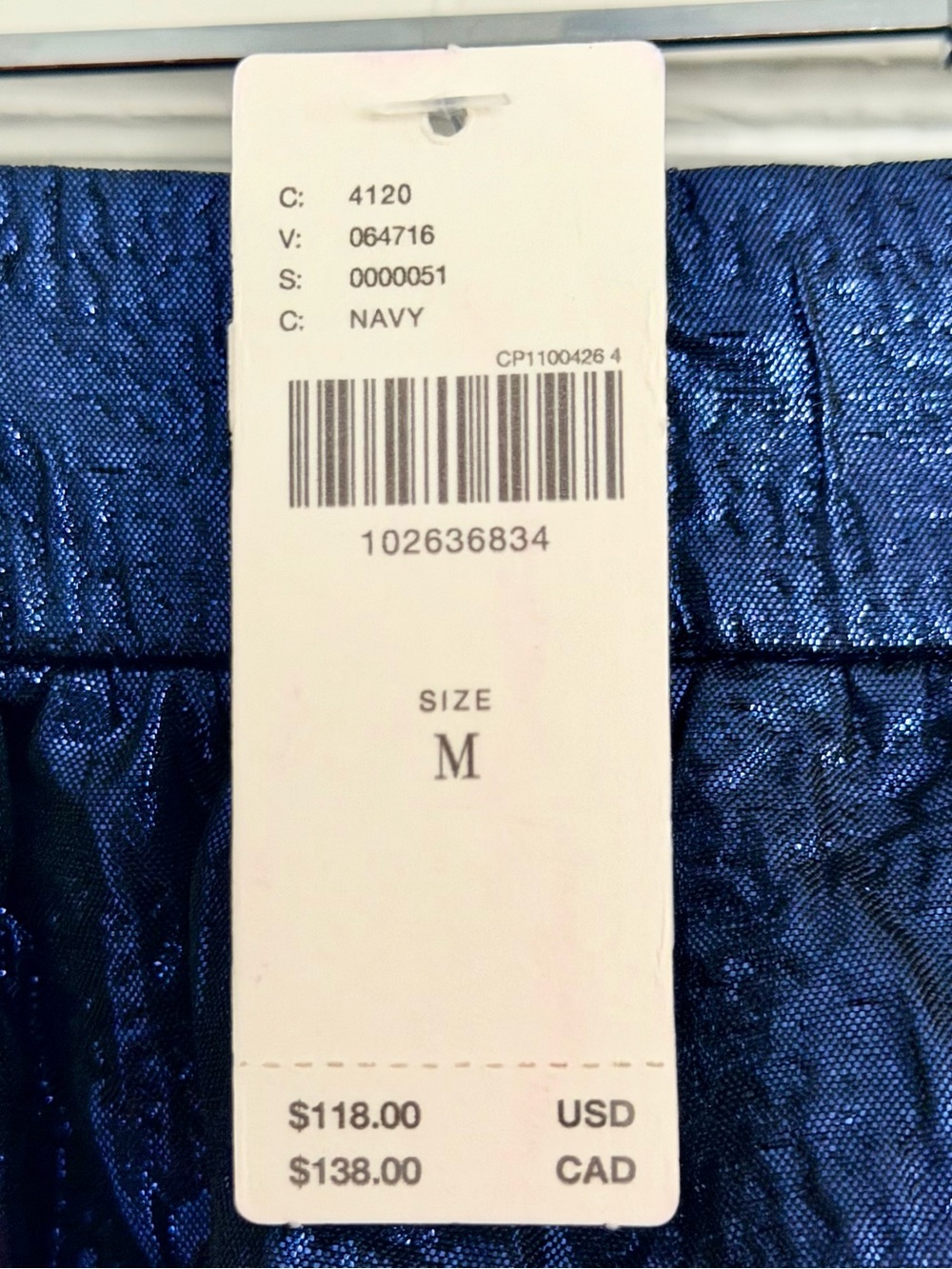 Anthropologie Maeve Navy Metallic Brocade Full Mini Skirt Size 8 - Picture 7 of 8
